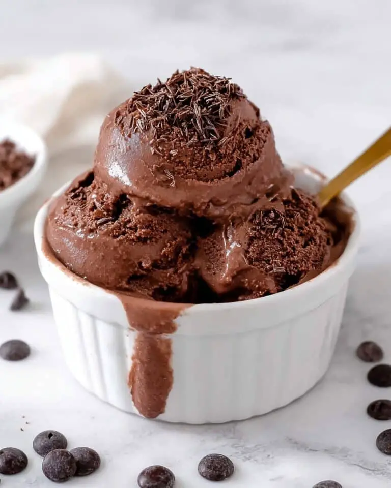 Creamy Chocolate Cottage Cheese Ice Cream Made with 3 Ingredients in 2 Minutes Recipe