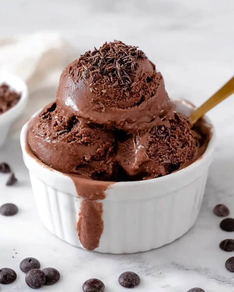 Creamy Chocolate Cottage Cheese Ice Cream Made with 3 Ingredients in 2 Minutes Recipe