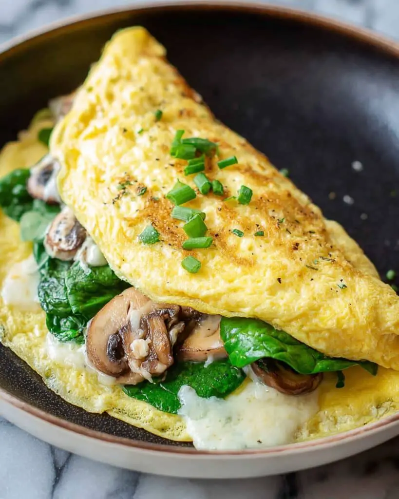 Simple Mozzarella Omelette Recipe