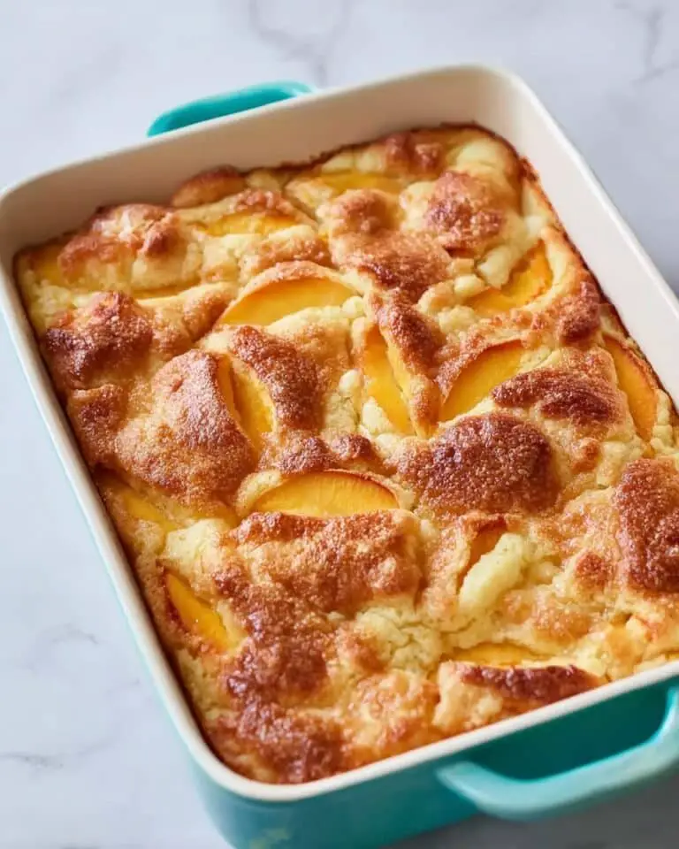 Easy Peach Cobbler Recipe