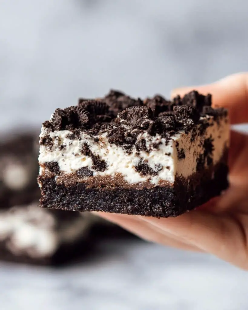 No-Bake Oreo Cheesecake Bars Recipe