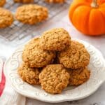 Soft and Chewy Pumpkin Oatmeal Cookies Recipe