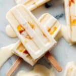 Creamy Peach & Honey Popsicles Recipe
