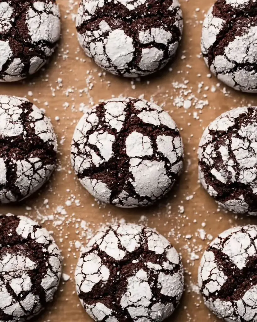 Chocolate Crinkle Cookies Recipe