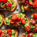 Tomato and Avocado Bruschetta Recipe