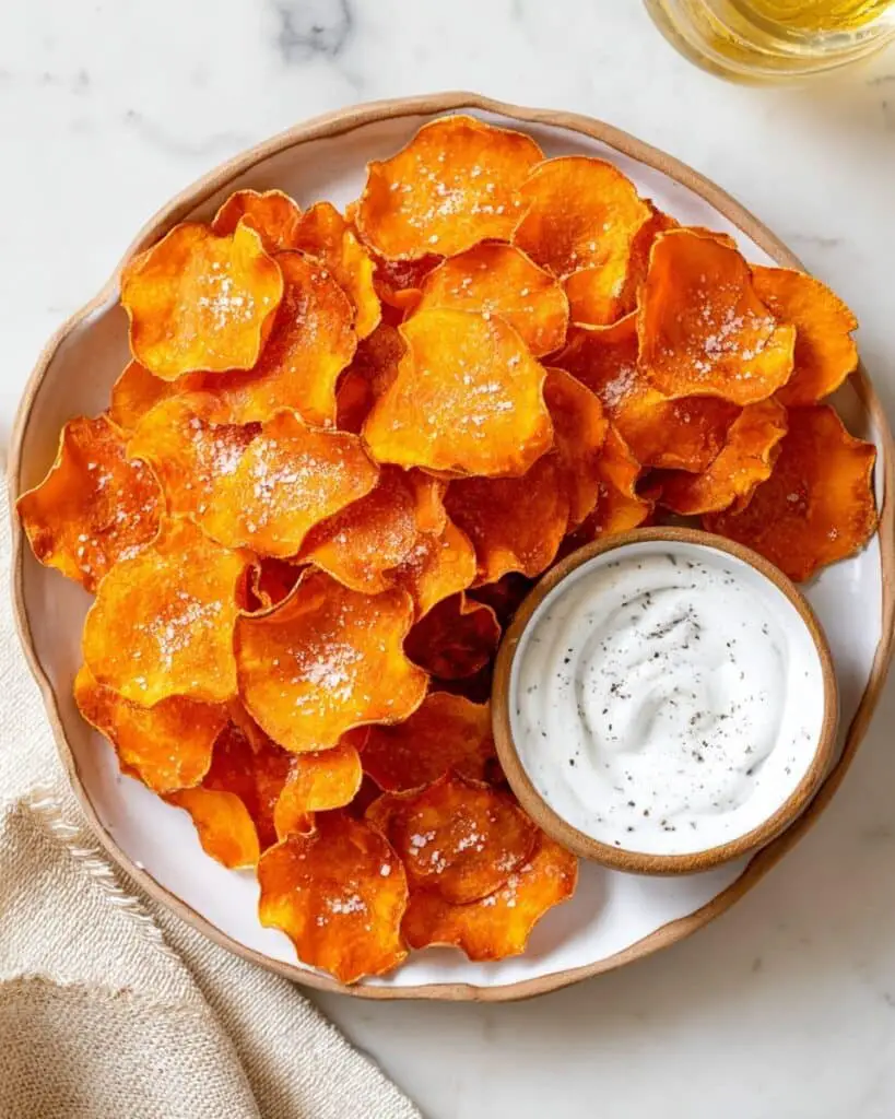 Baked Sweet Potato Chips Recipe