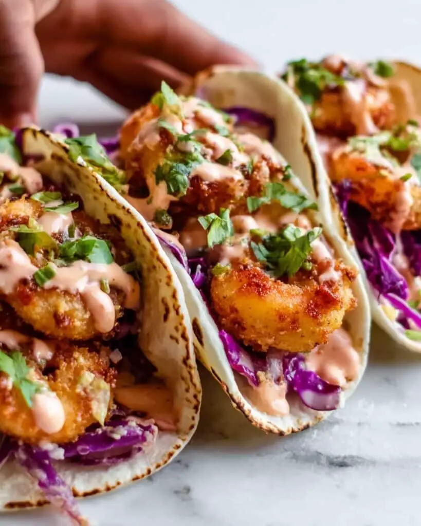 Bang Bang Shrimp Tacos (Dynamite Shrimp) Recipe