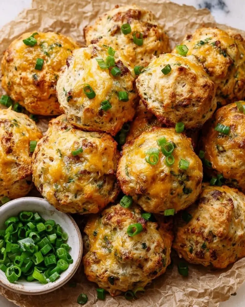 Cheesy Sausage Biscuits Recipe