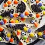 Spooky Bark Recipe (Easy No-Bake White Chocolate Treat) Recipe