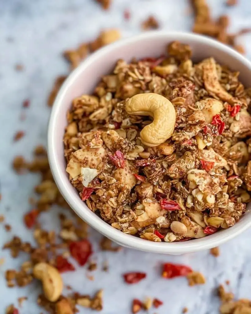 Honey Chili Spiced Granola Recipe