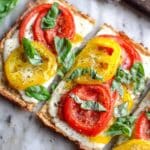 Florida Flatbread with Tomatoes and Sweet Peppers Recipe