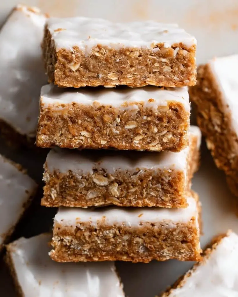 Iced Oatmeal Cookie Bars Recipe