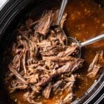 The Best Slow Cooker Shredded Beef Recipe