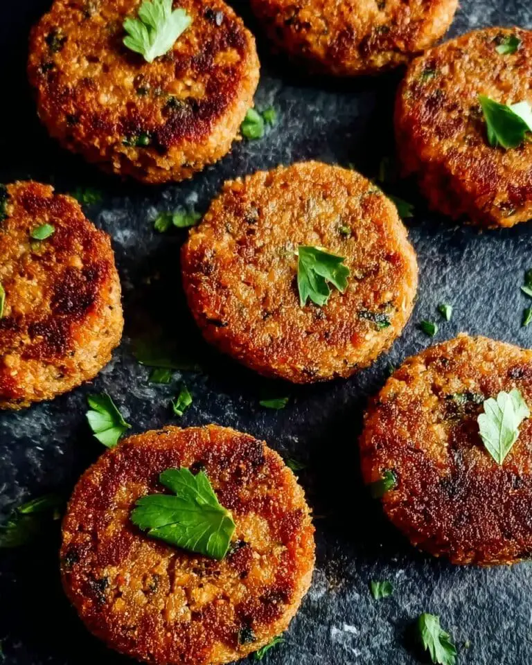 Baked Red Lentil Kefta {Vegan, Grain-Free} Recipe