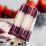 Easy Homemade Berry Yogurt Popsicles Recipe