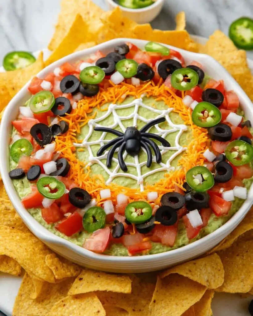 Spider Web Taco Dip Recipe