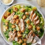The Best Ever Chicken Caesar Salad with Homemade Croutons Recipe
