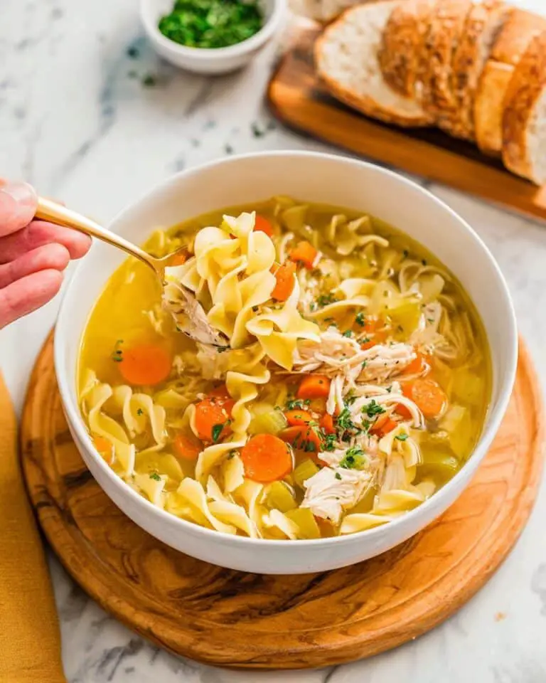 Easy 30-Minute Homemade Chicken Noodle Soup Recipe