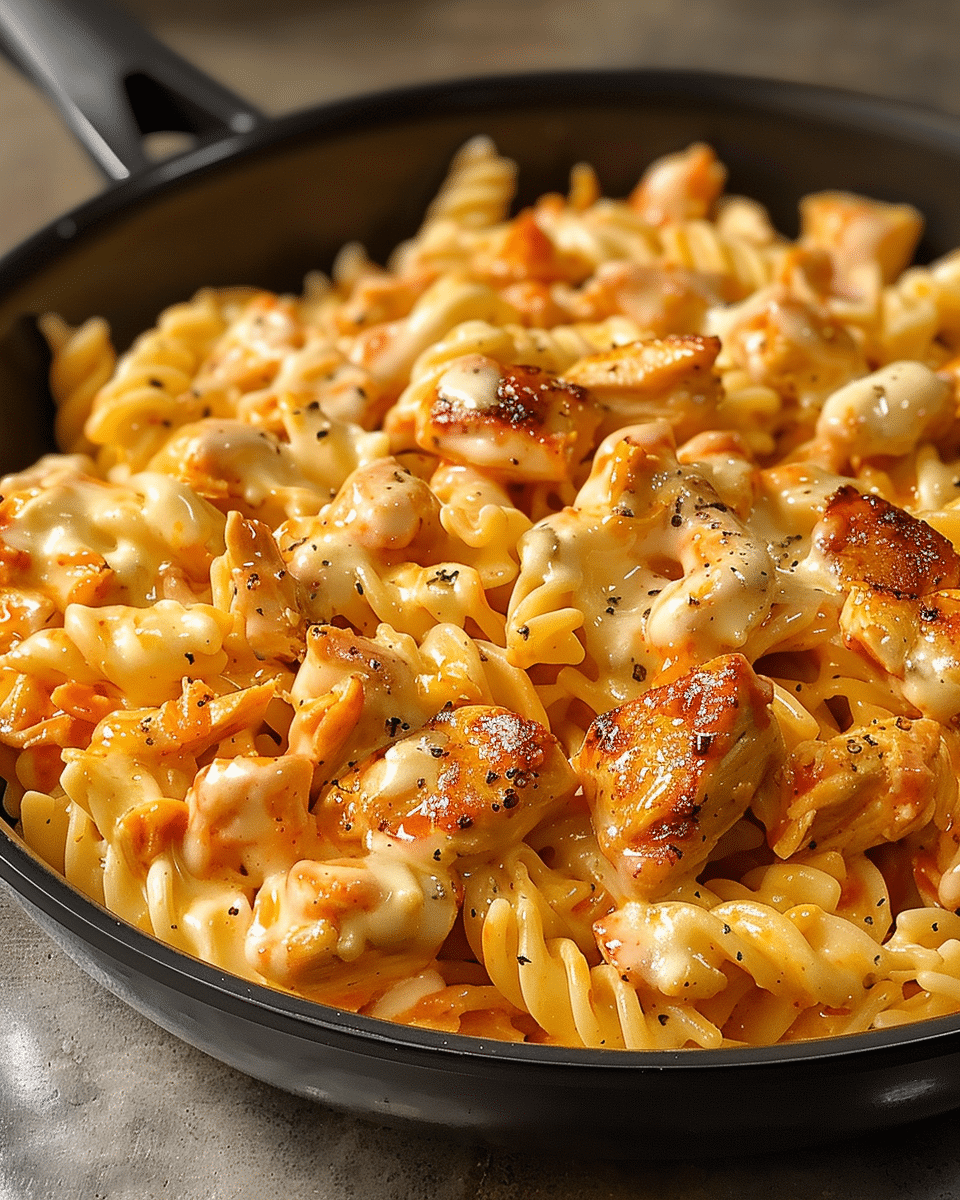 Bold & Zesty Buffalo Ranch Chicken Pasta Skillet