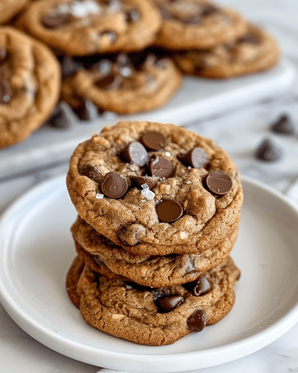 Flourless Peanut Butter Oatmeal Chocolate Chip Cookies