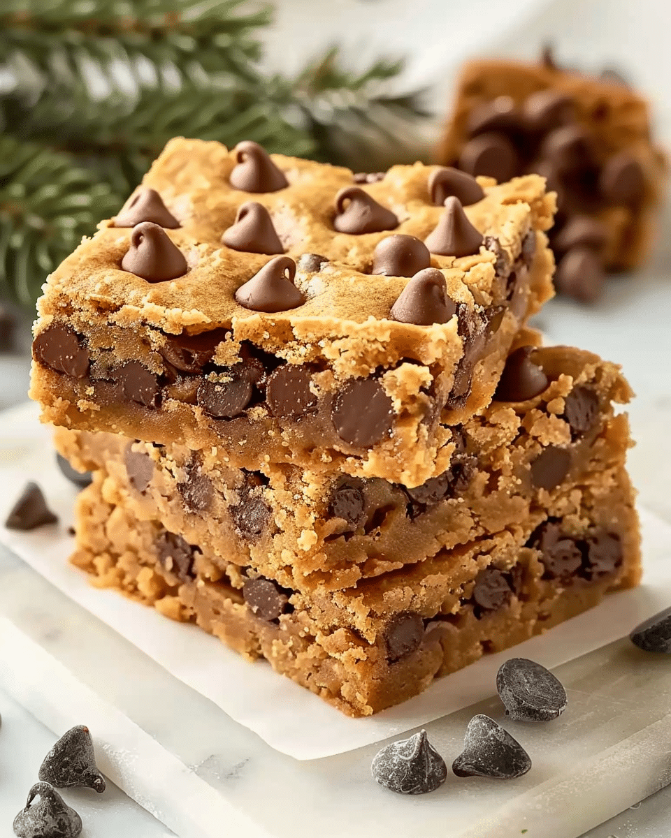 Peanut Butter Chocolate Chip Bars