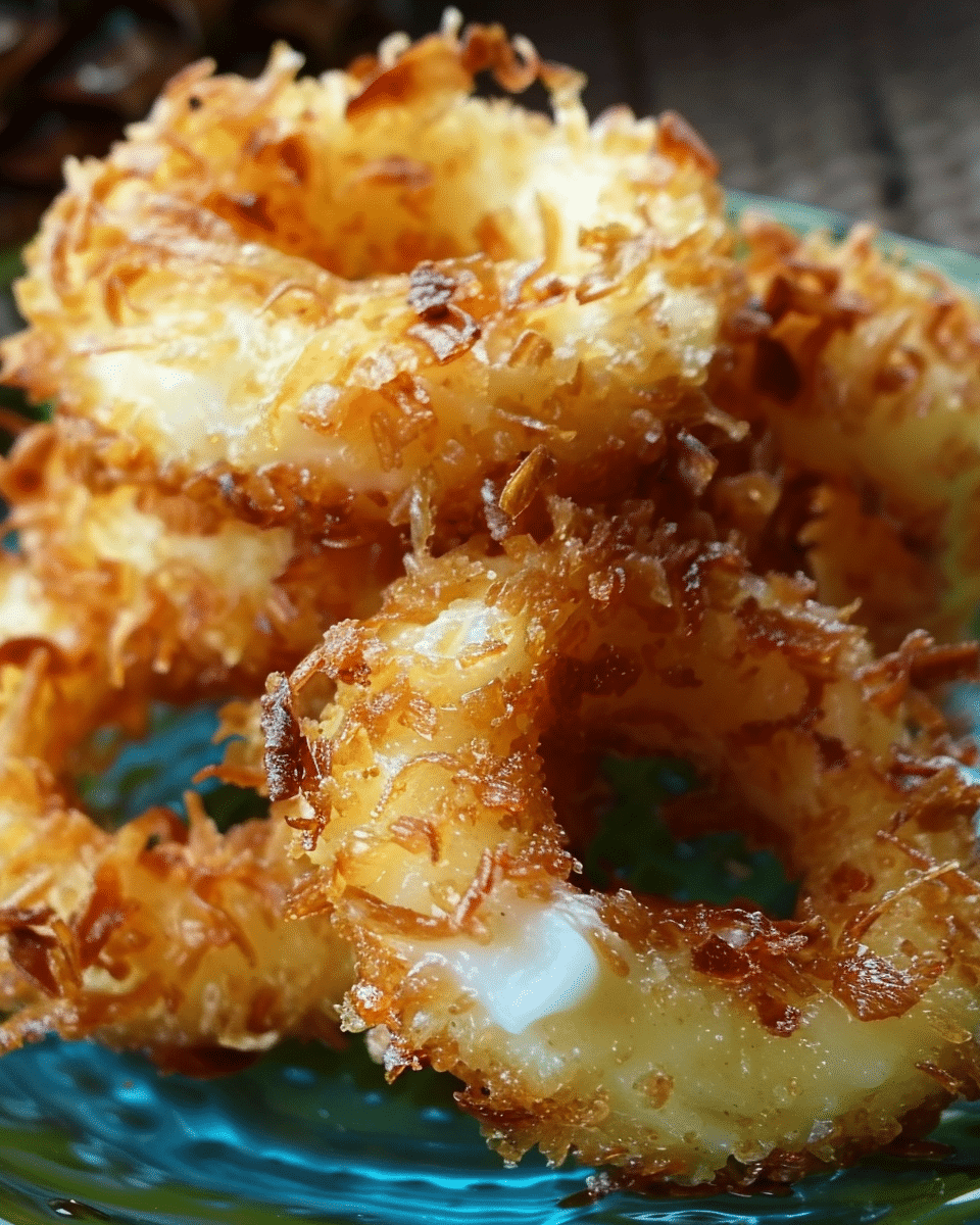 Fried Piña Colada Rings