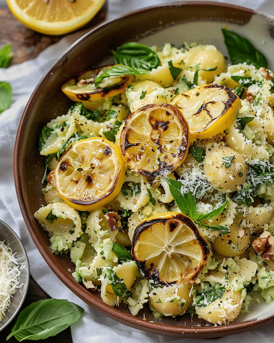 Lemon Basil Pasta Salad