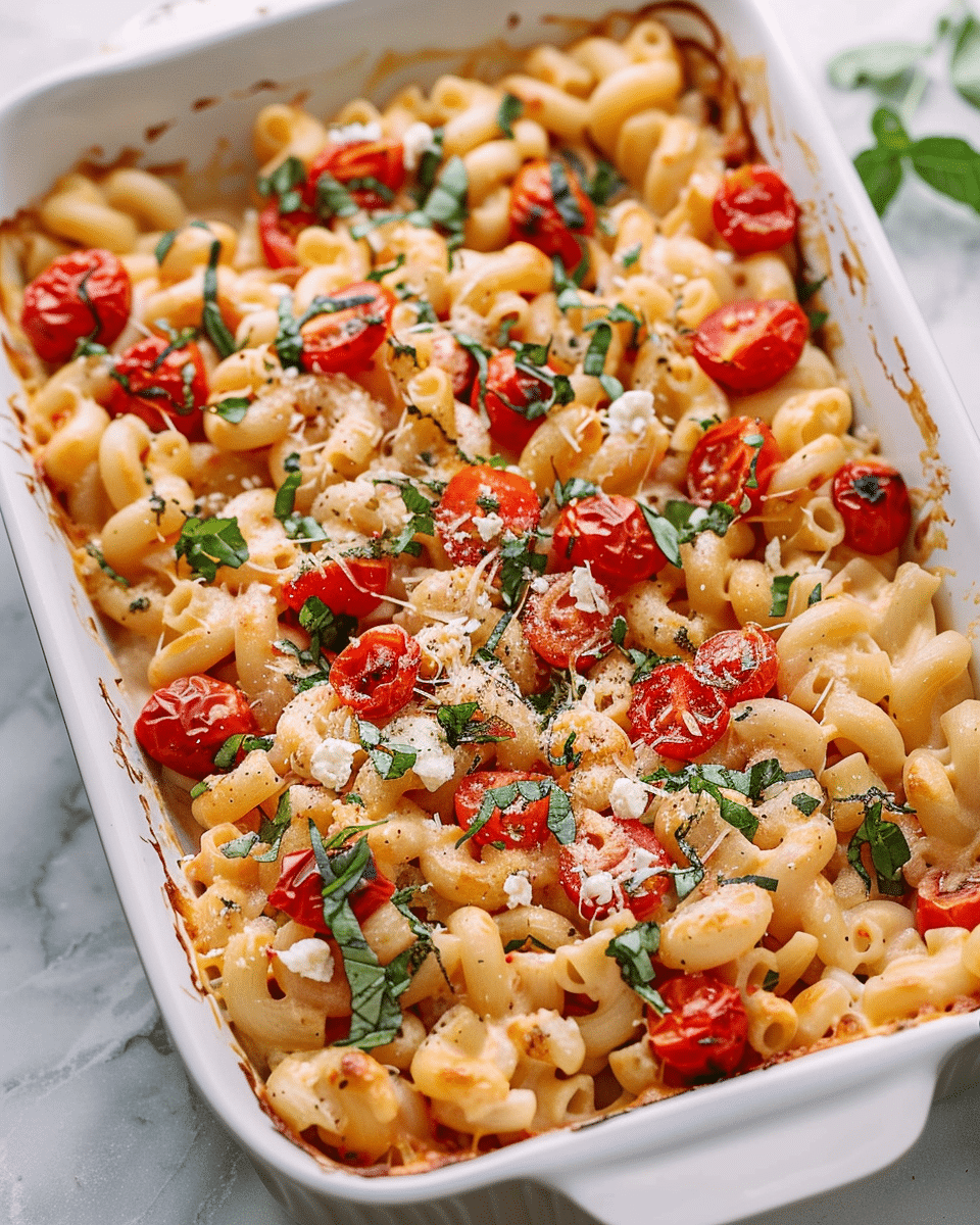Baked Feta Pasta with Cherry Tomatoes