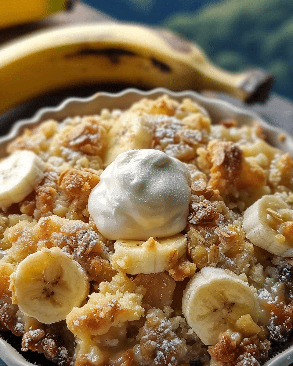 Southern Banana Cobbler