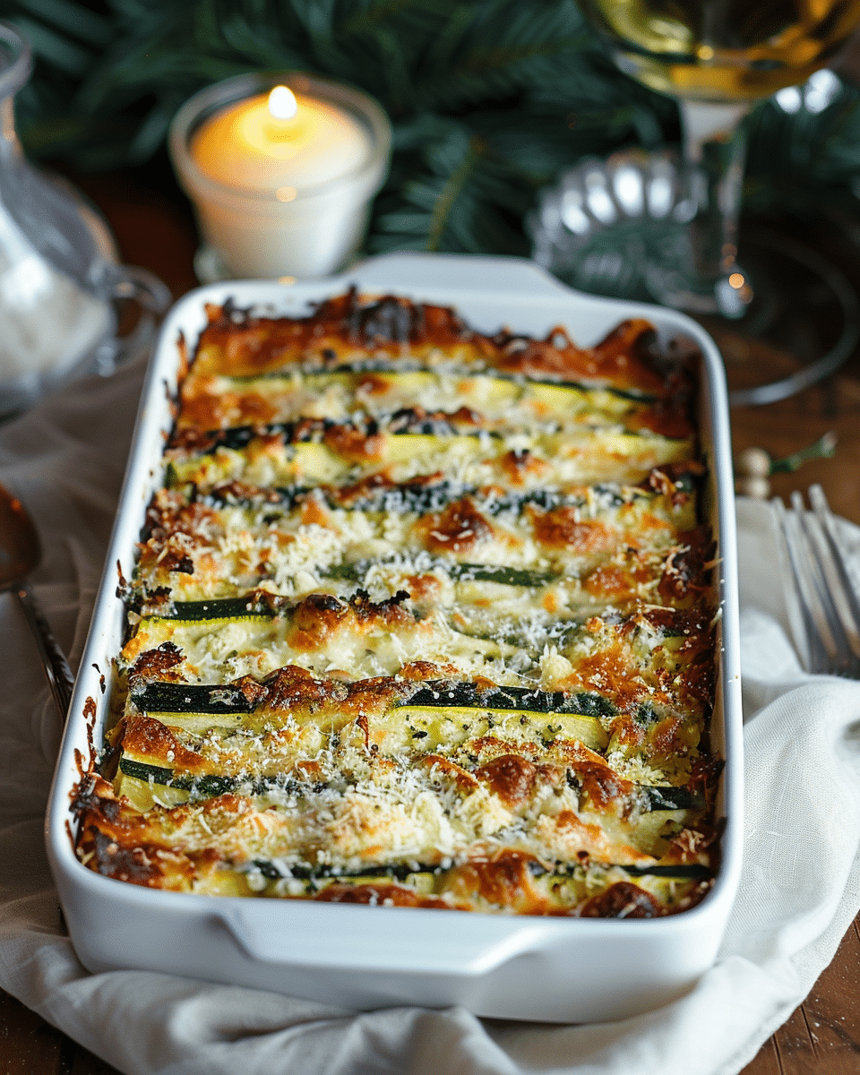 Baked Parmesan Zucchini