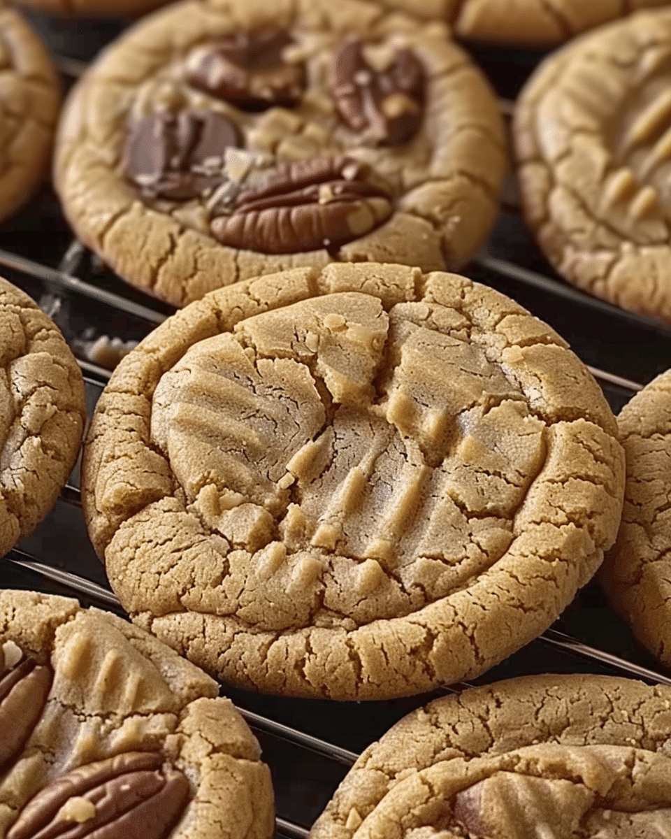 Thick and Chewy Peanut Butter Cookies