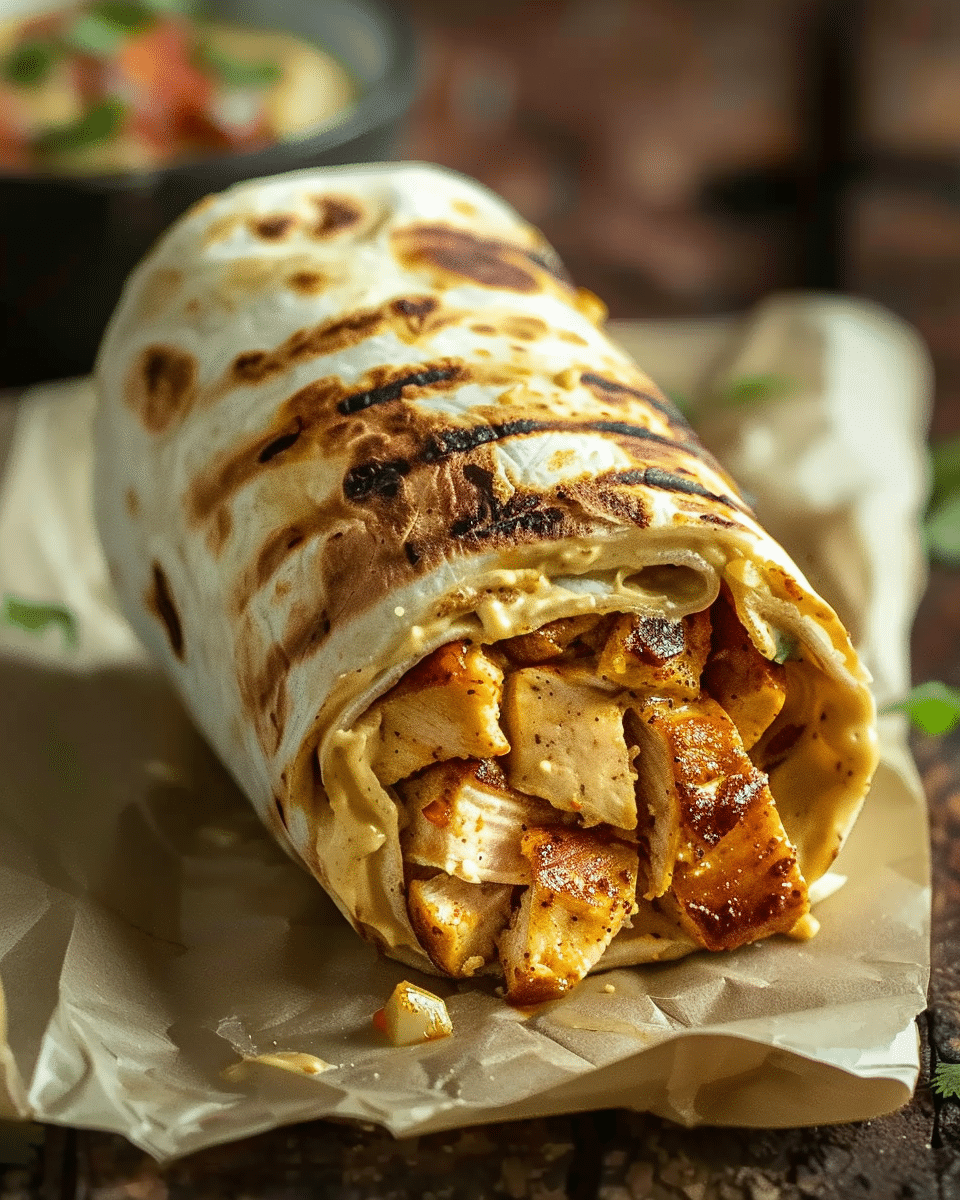 Chipotle Ranch Grilled Chicken Burrito