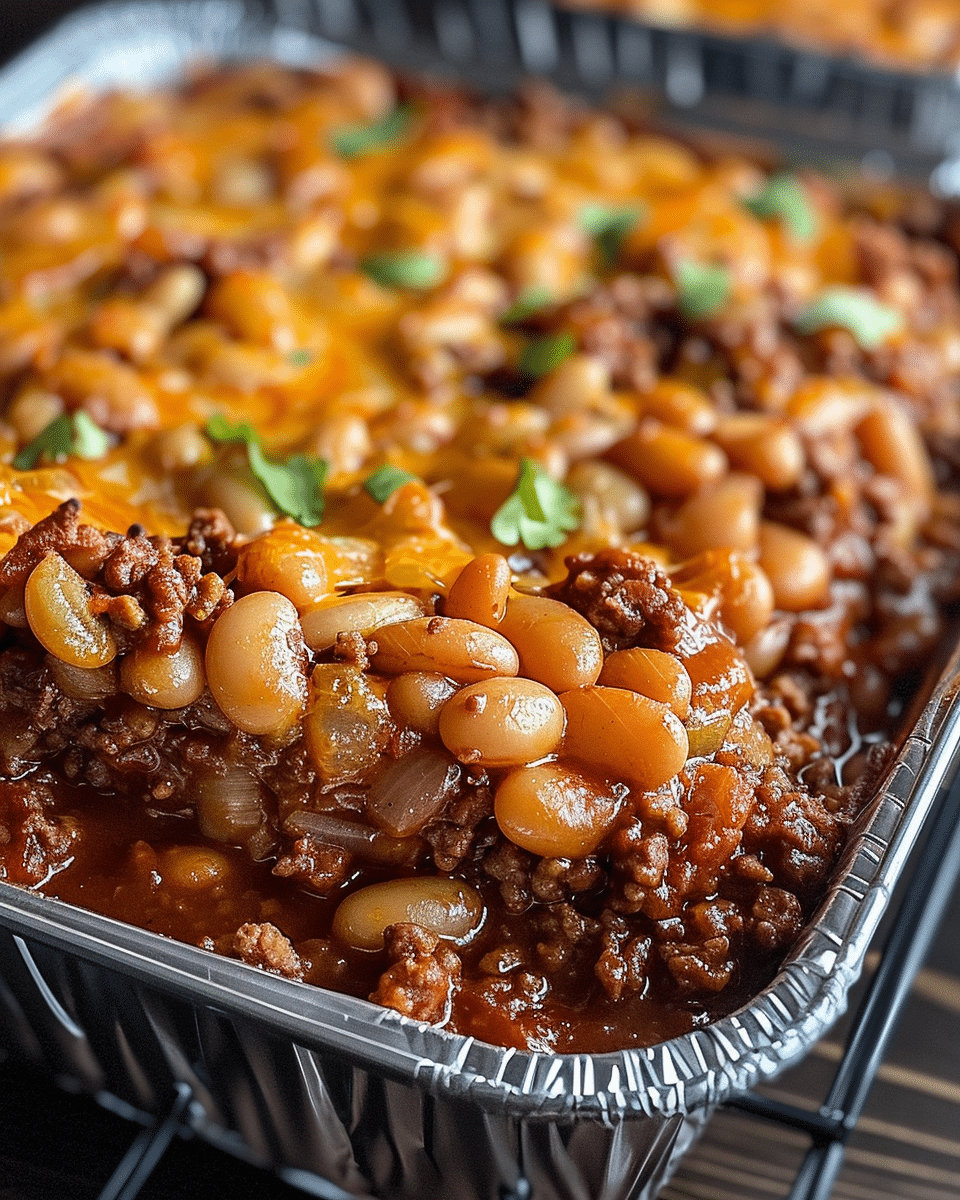 Baked Beans & Ground Beef Casserole