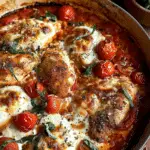Garlic Tomato Chicken with Mozzarella