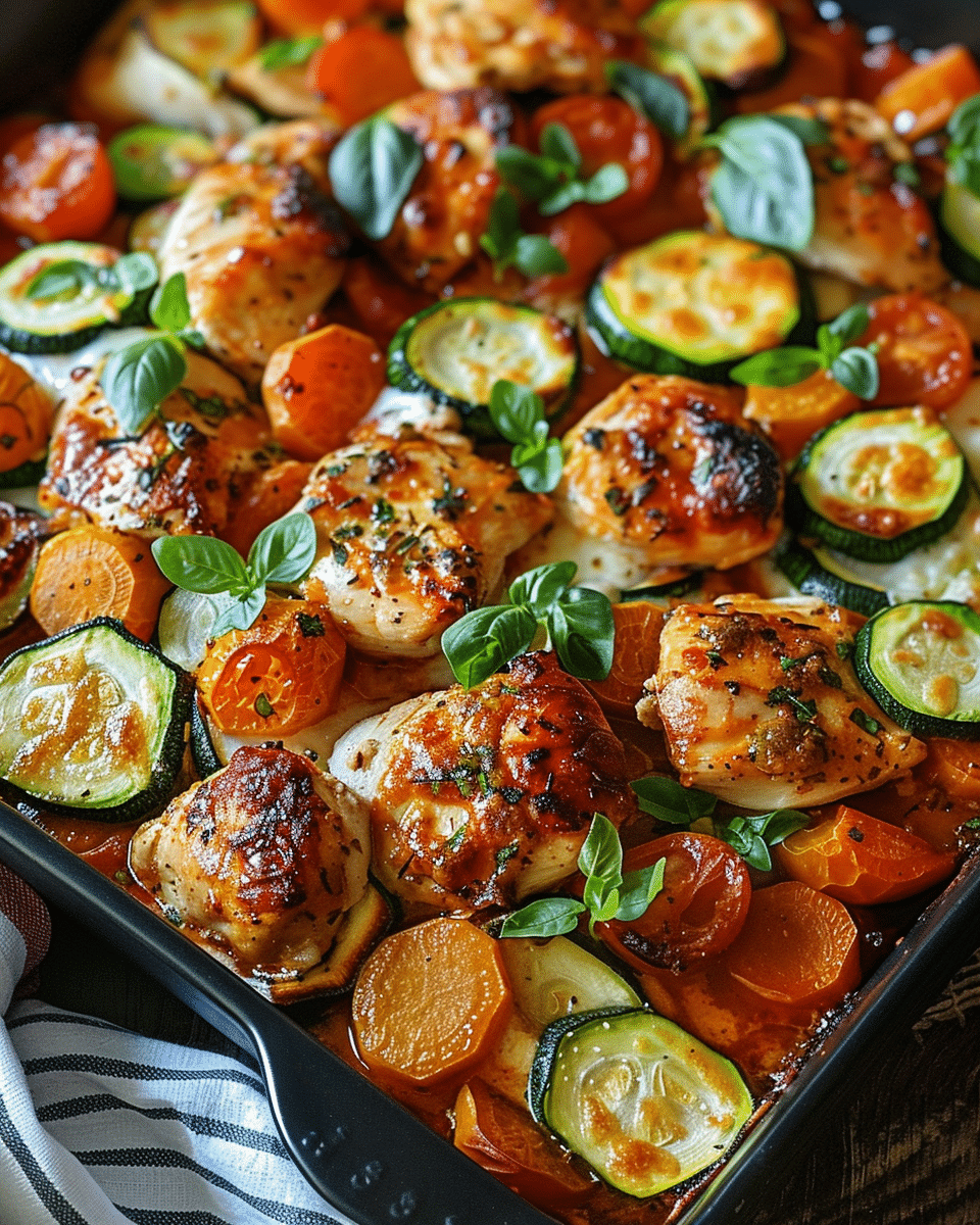 Mediterranean Chicken Zucchini Bake: A Flavorful Journey