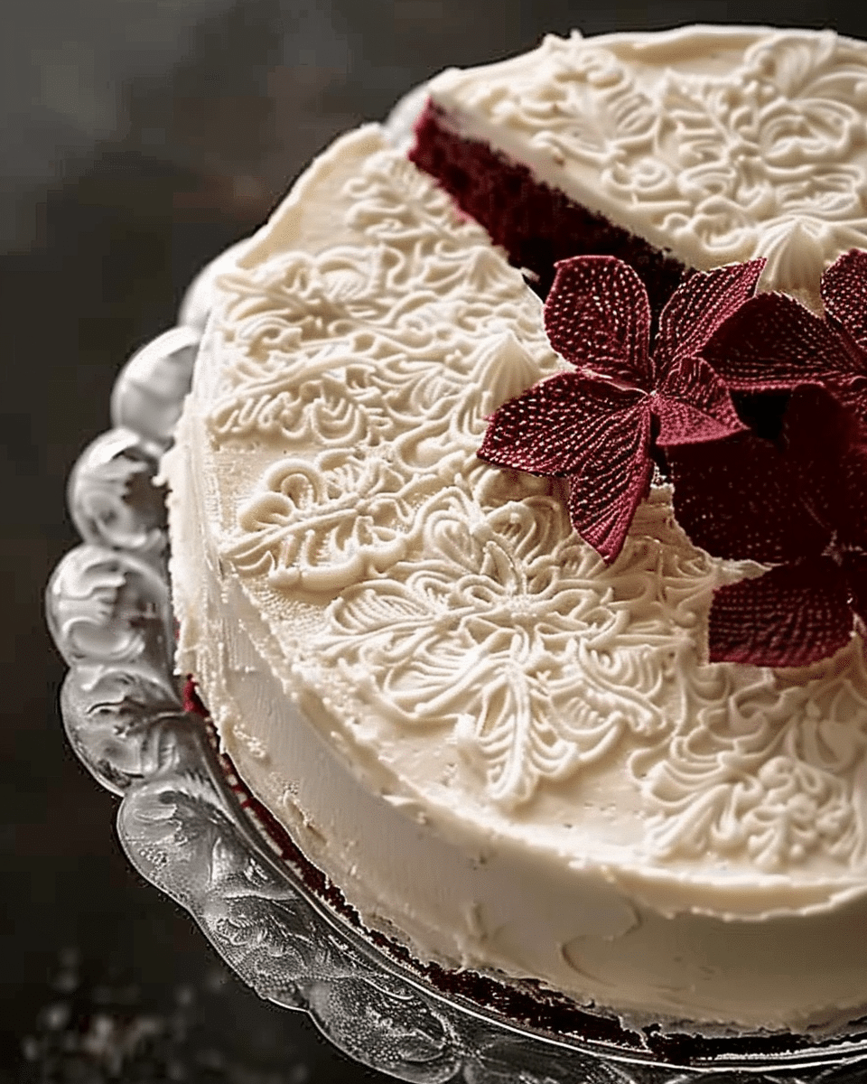 Chocolate Cake with Cream Cheese Filling