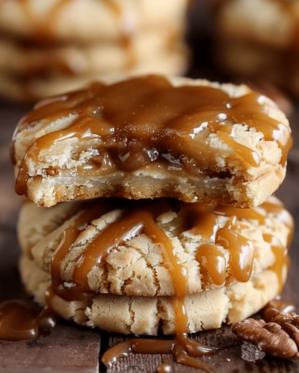 Caramel Cheesecake Cookies