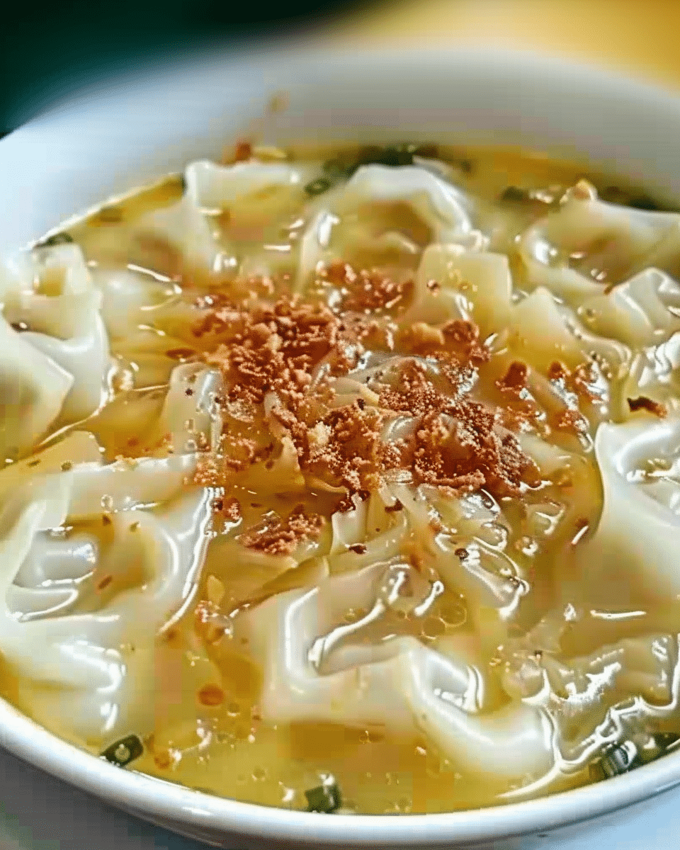 Easy Wonton Soup Recipe