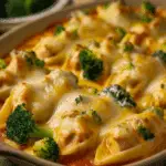 Cheesy Chicken & Broccoli Stuffed Shells