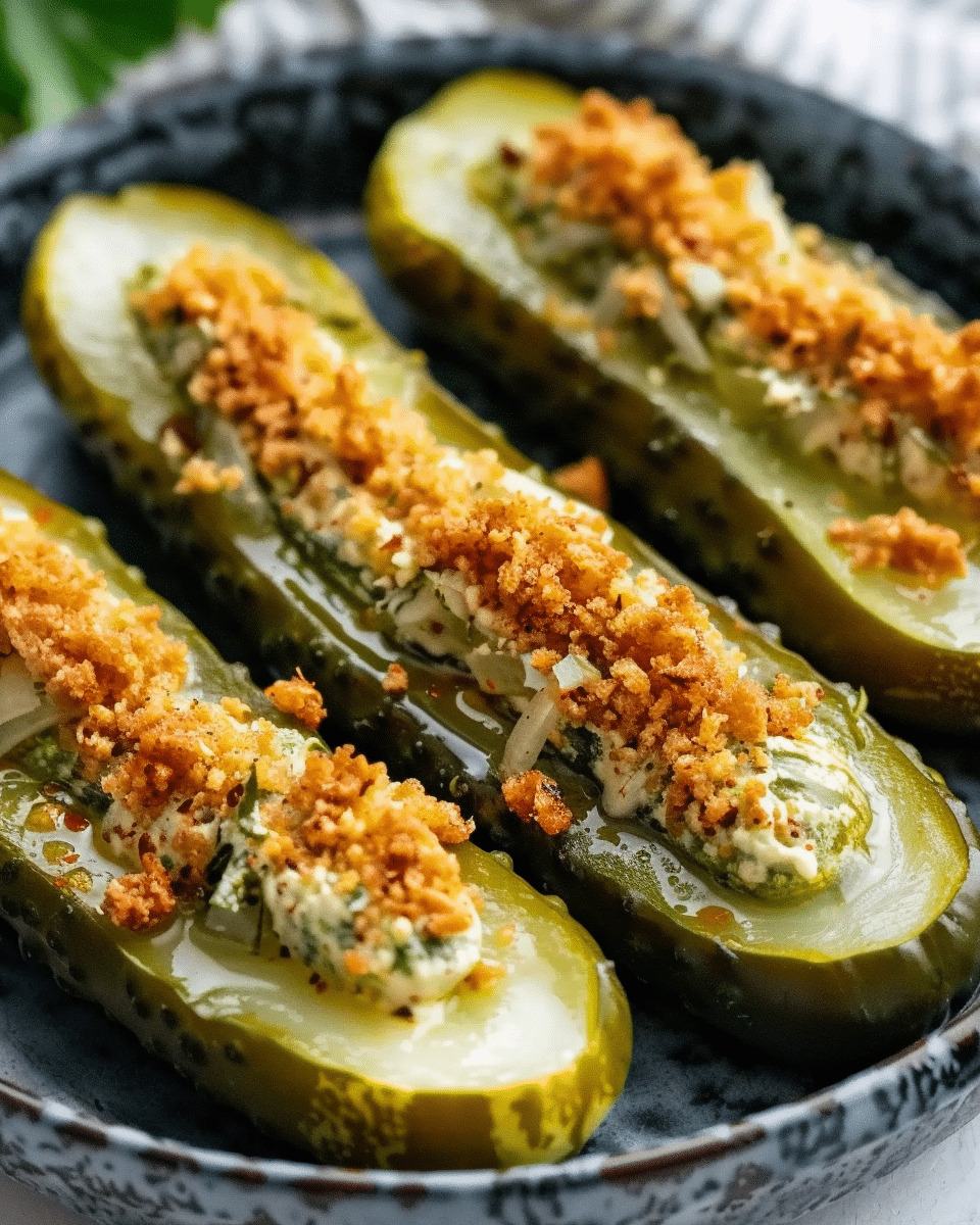 Crunchy Air Fryer Stuffed Pickles – Snack Time Fun!