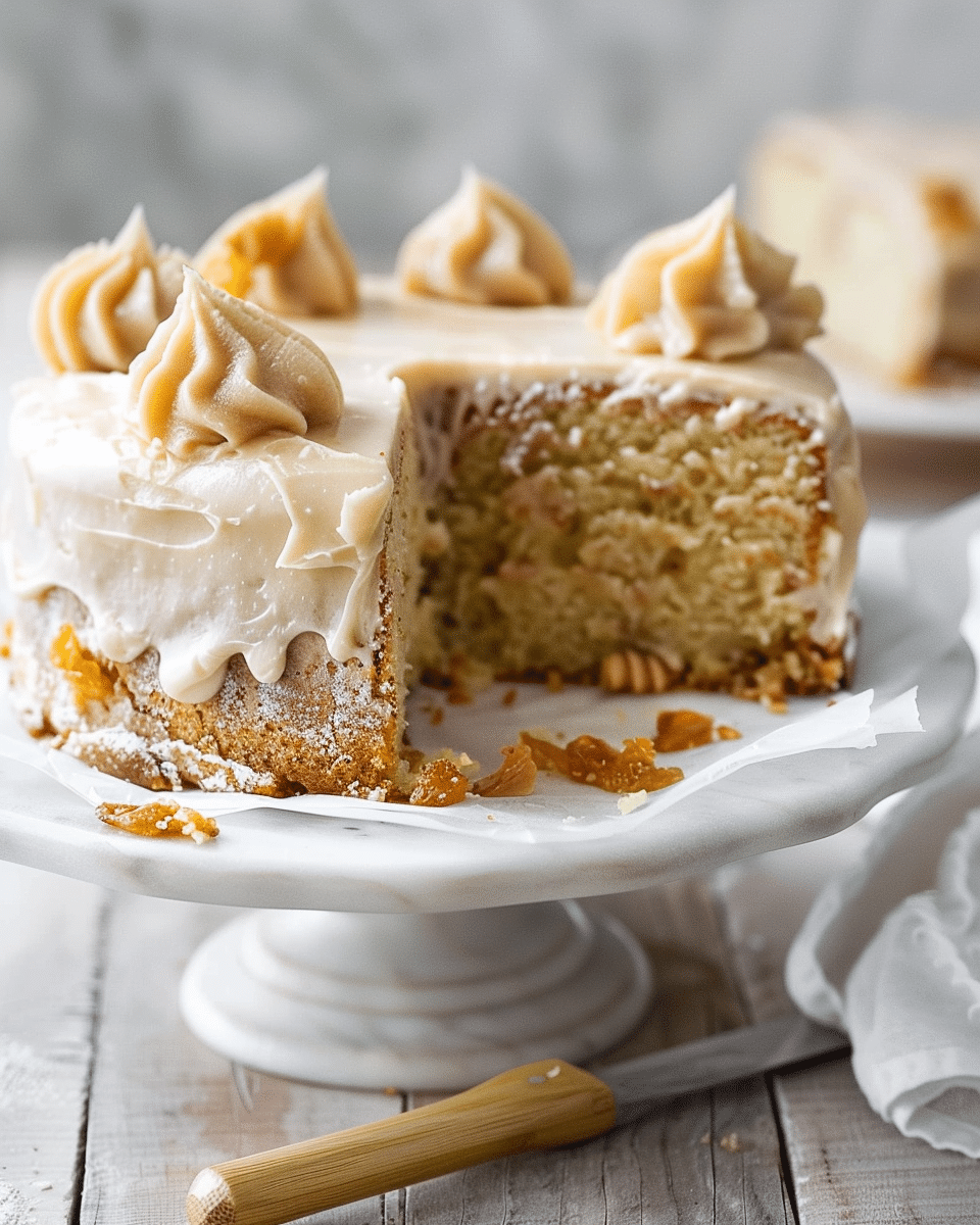 Brown Sugar Peach Cake