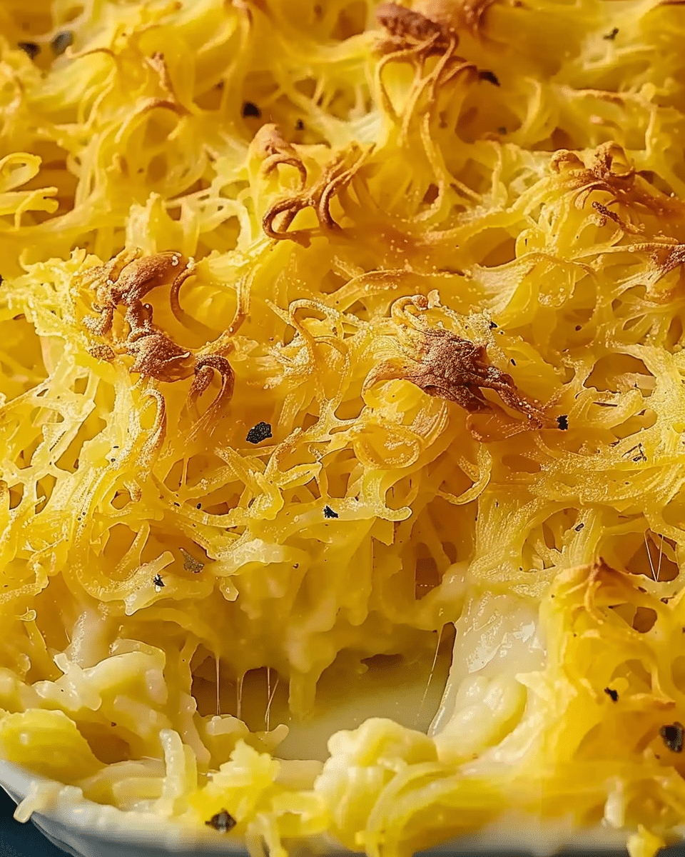 Creamy Spaghetti Squash Au Gratin