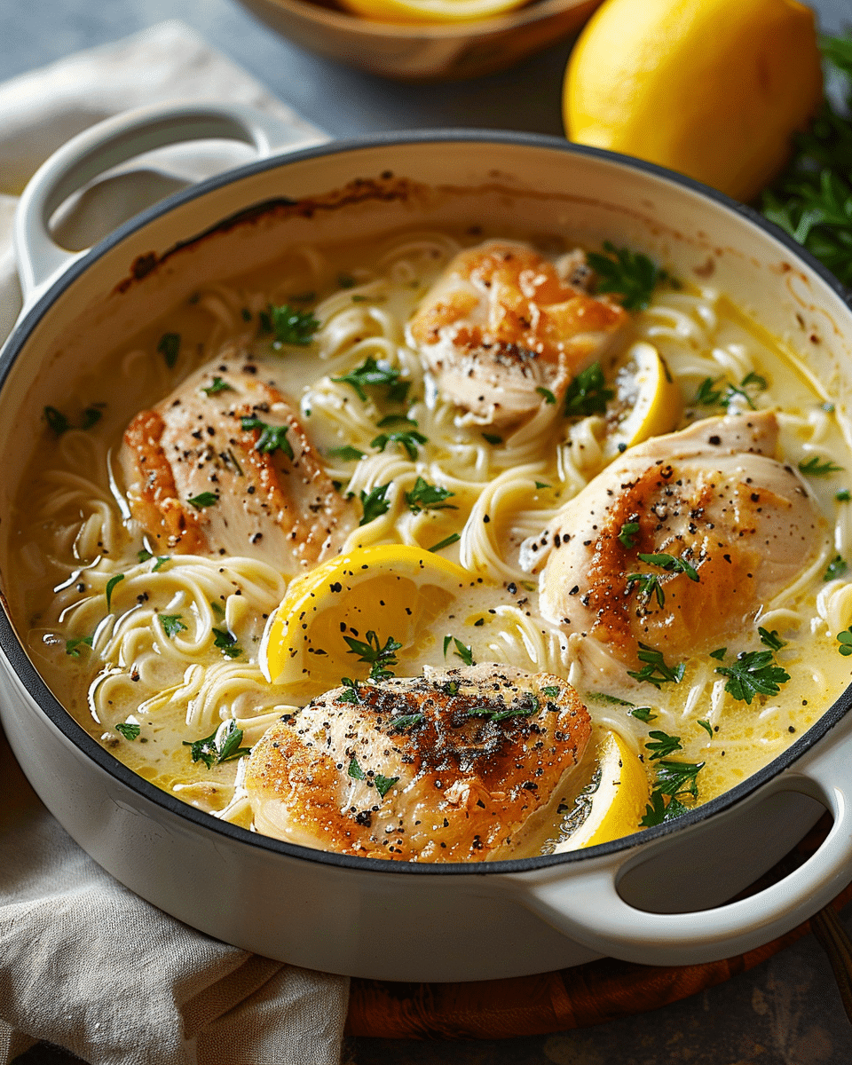 Greek Lemon Chicken Soup (Avgolemono)
