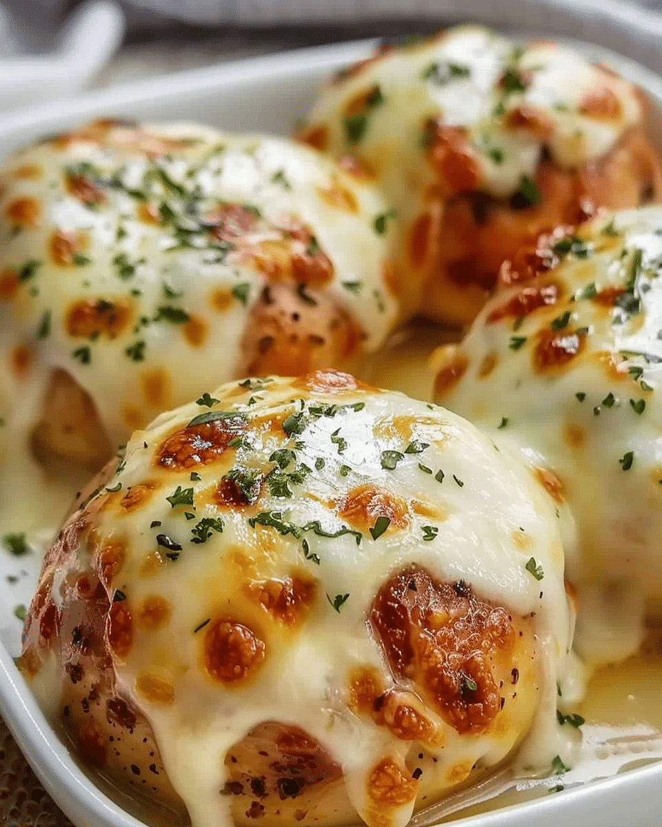 Melted Mozzarella & Ranch Chicken Bombs