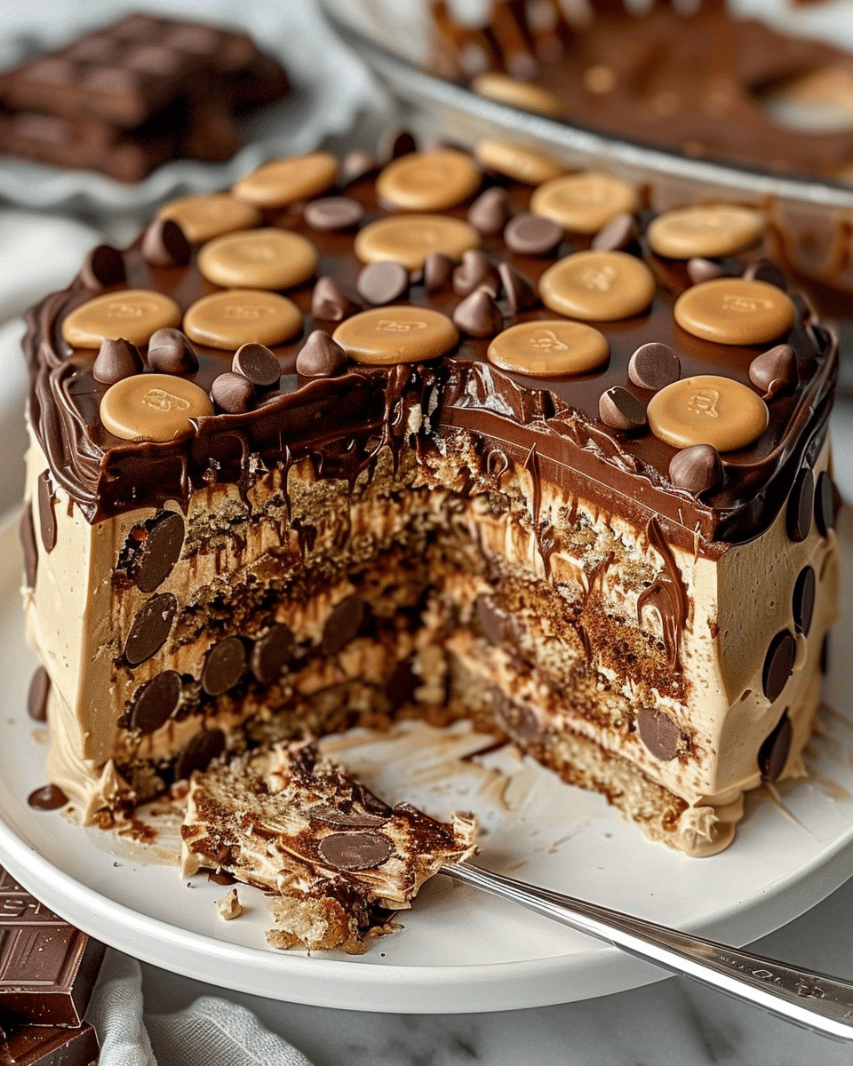 Reese’s Peanut Butter Earthquake Cake