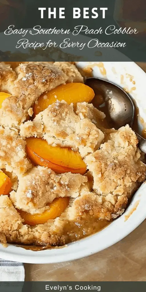 Southern Peach Cobbler