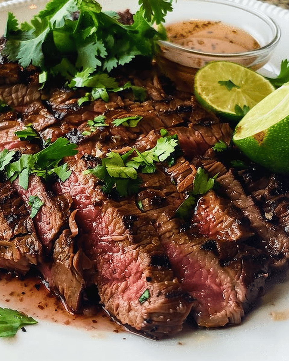 Chipotle Lime Grilled Flank Steak