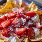Strawberry Cheesecake Nachos