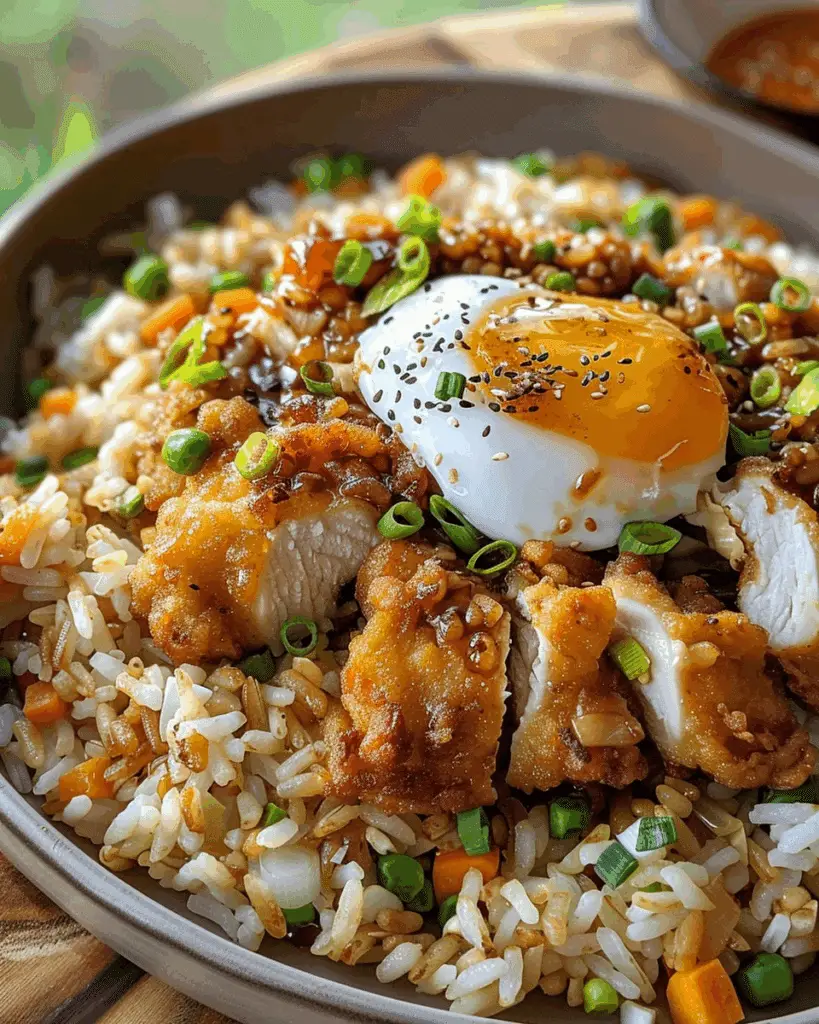 Bang Bang Chicken Fried Rice