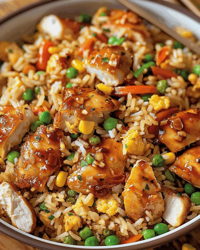 Bang Bang Chicken Fried Rice